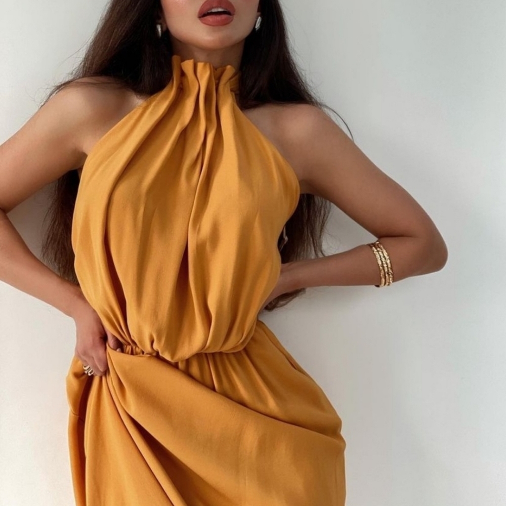 GORGEOUS ZARA NWT halter dress